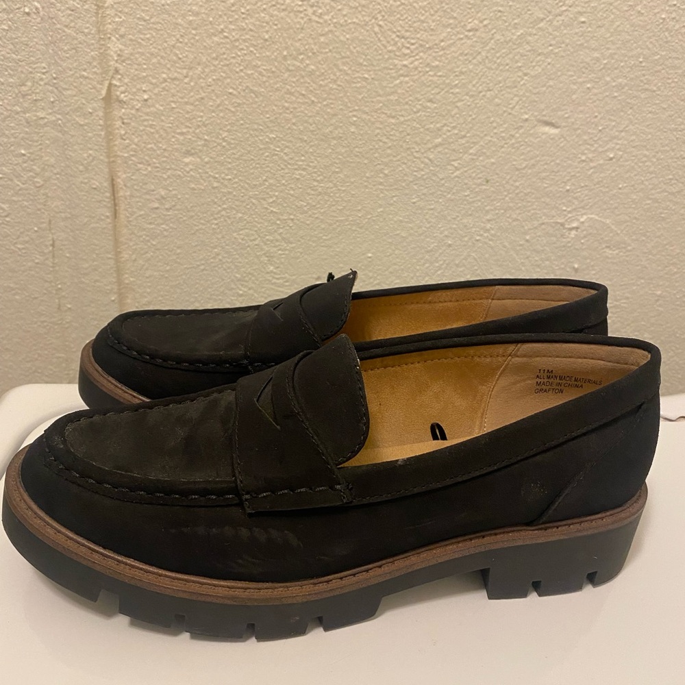 Cliffs Black Loafers, 11
